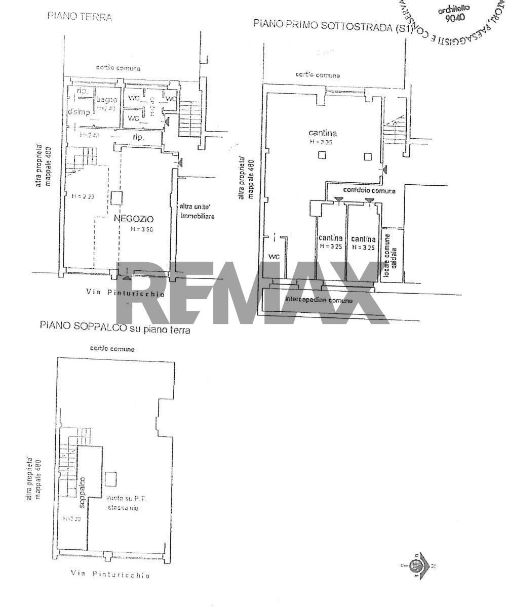 Pianta 2D - Commercial Activity Via Pinturicchio
 
5, Milano - floor plans 1