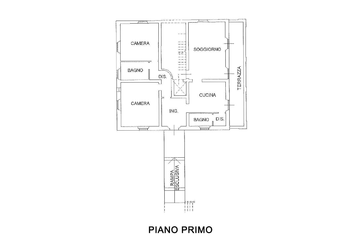 Foto 23 - Quadrilocale Viale Zara
 
19, Pesaro - planimetria 1
