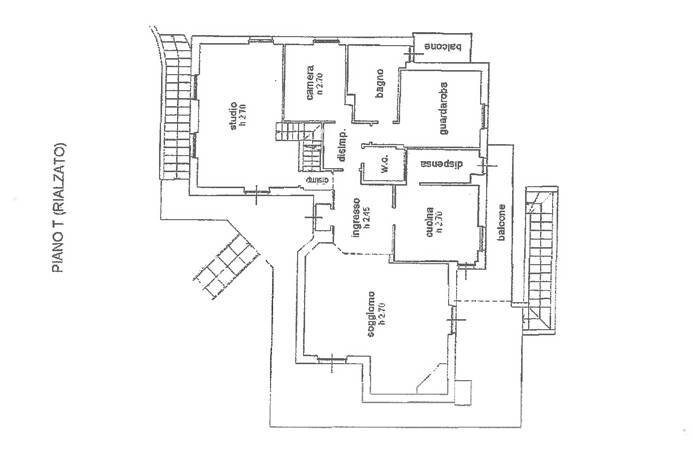 Planimetria - Villa via ippolito nievo, Mozzo - floor plans 1
