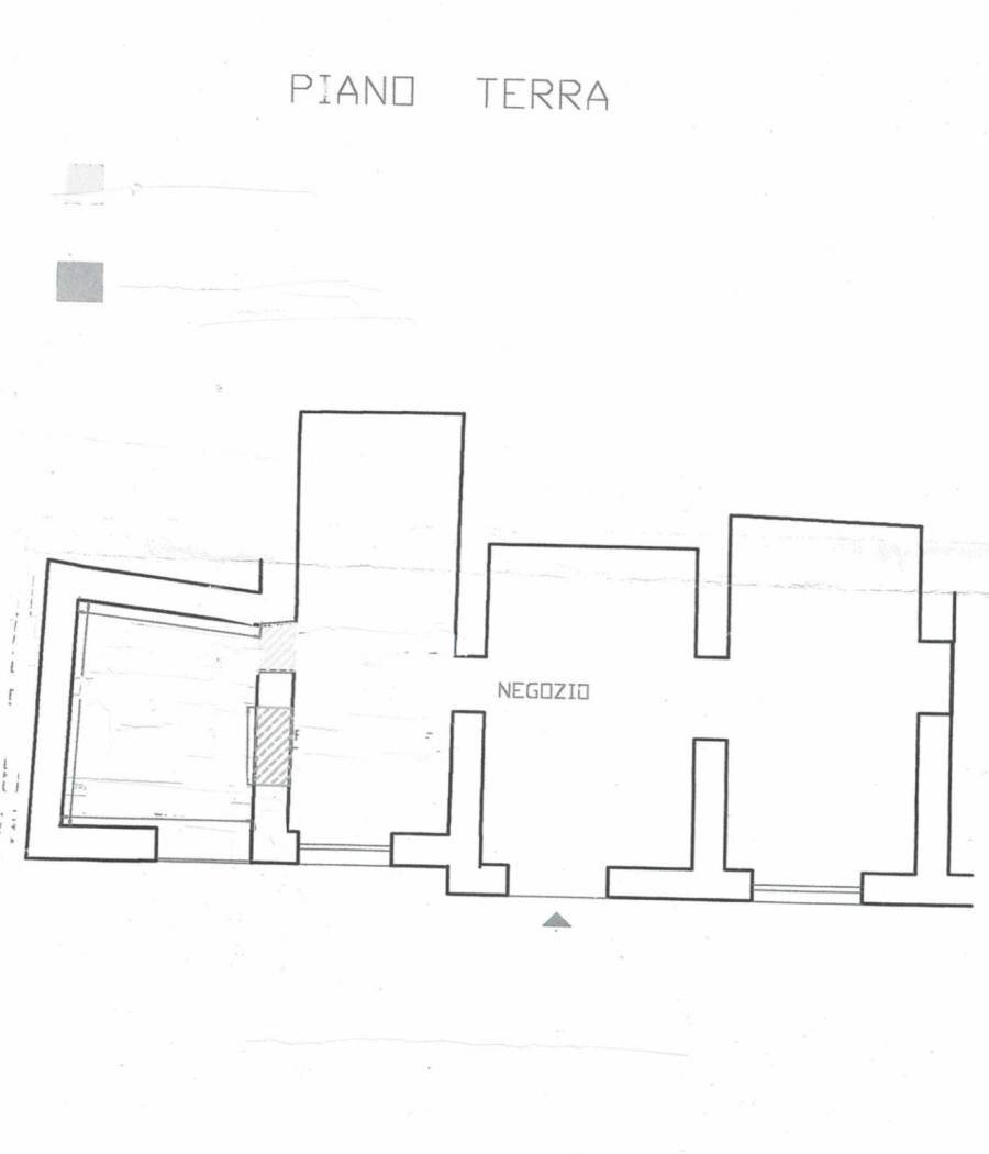 Negozio via Roma, 23, Acquapendente - planimetria 1