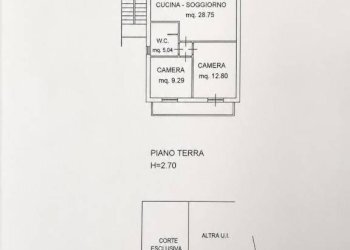 Planimetria - Three-room apartment Frazione Isola Centipera, Genga - photo 32