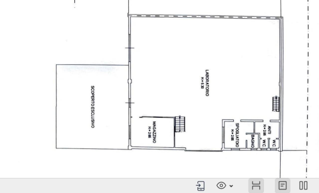 Shed via 1ª Strada, Fiesso d'Artico - floor plans 1