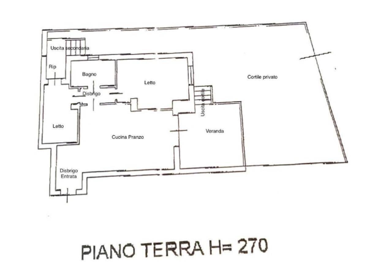 Appartamento viale Vittor Pisani, Chioggia - planimetria 1
