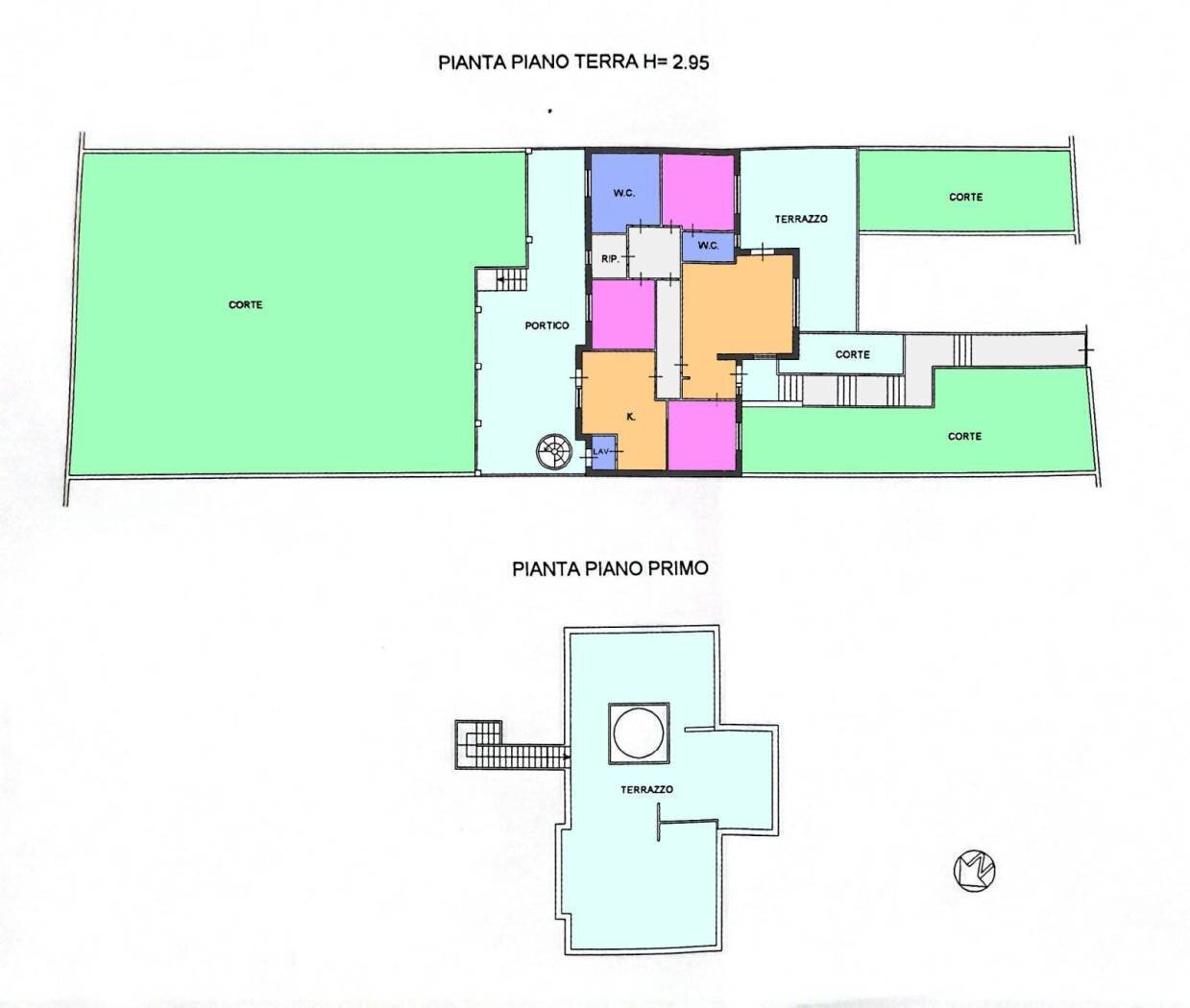 Villa via Vincenzo Ricca, 12, Aci Catena - floor plans 1