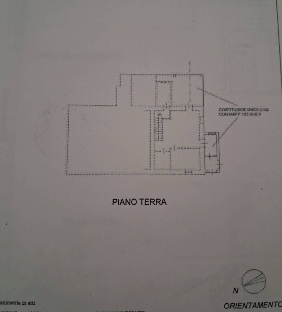 Casa indipendente via San Giovanni Battista, 294, Arcevia - planimetria 1