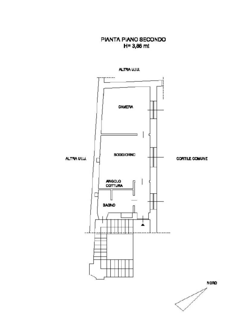 Two-room apartment via Gian Francesco Bellezia, 7, Torino (neighborhood Centro) - floor plans 1