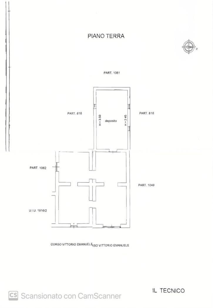 Shop corso V. Emanuele, 129, Angri - floor plans 1