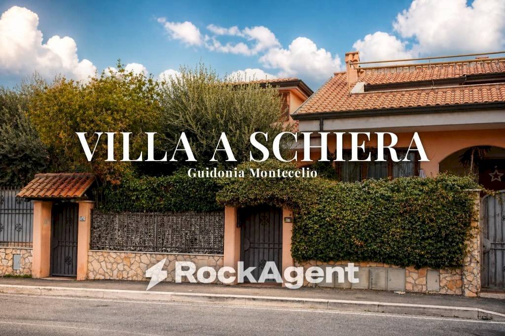 Facciata - Villa a Schiera viale Valle dell'Aniene, Guidonia Montecelio - foto 1