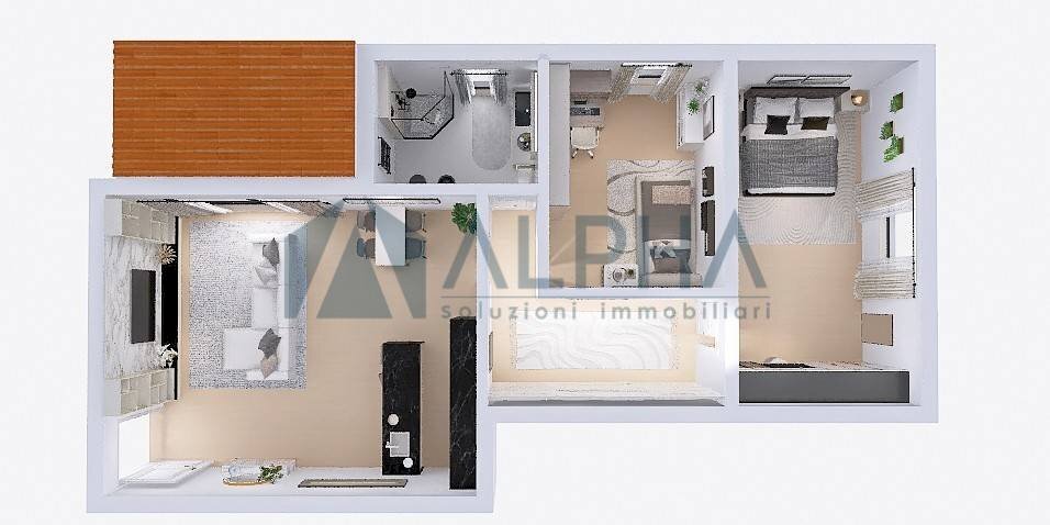 Appartamento via Cesenatico, Cesena - planimetria 1