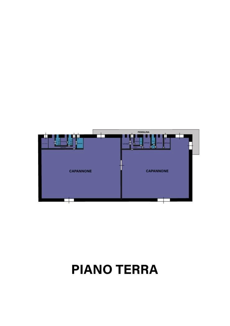 Shed via Andrea Dragoni, Forlì - floor plans 1