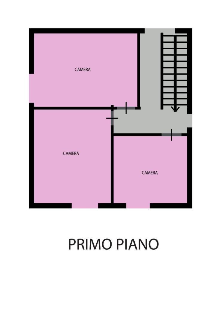 Independent house via Tomba, Ravenna - floor plans 1
