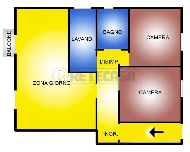 Retecasa_Valdagno - Planimetria - Appartamento Valdagno - planimetria 1