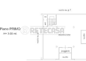 pianta P.1° mq. 150 - Non Alimentare Brendola - foto 10