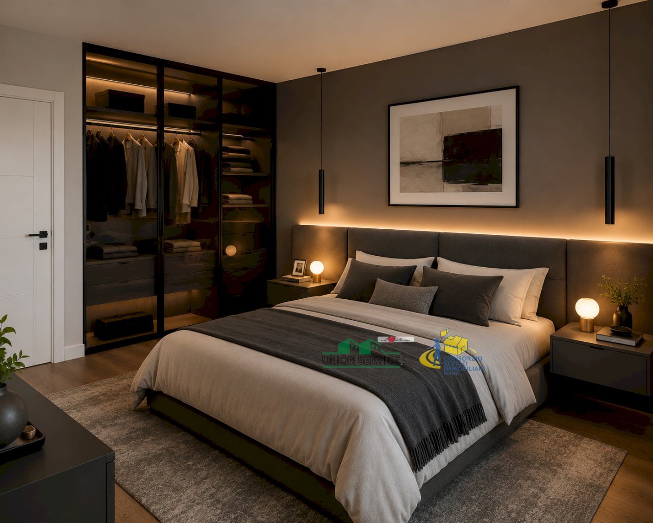 3D camera arredata - Three-room apartment Strada Consortile 22, Collecchio - photo 1