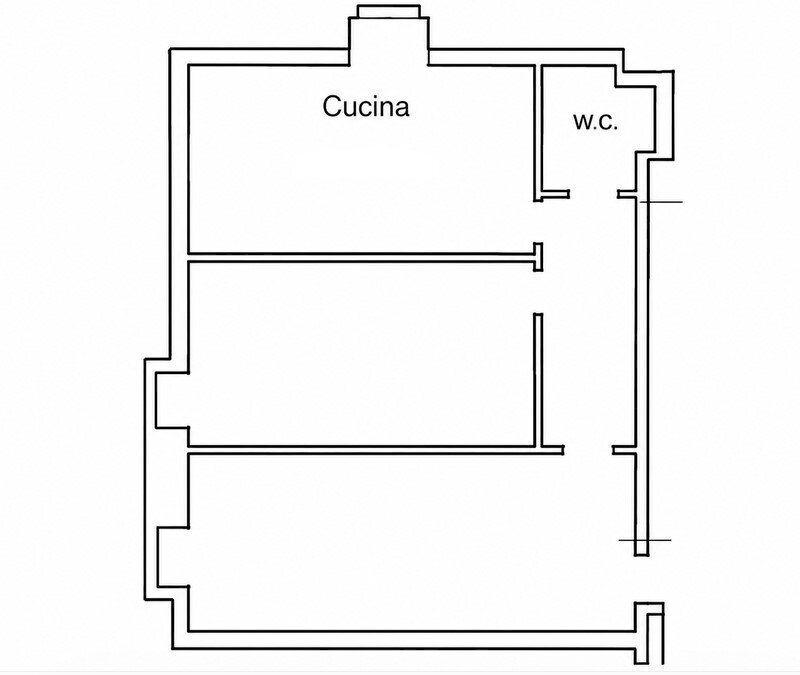 1 - Quadrilocale all'asta Lungobisagno Istria 7, Genova (zona Staglieno) - planimetria 1