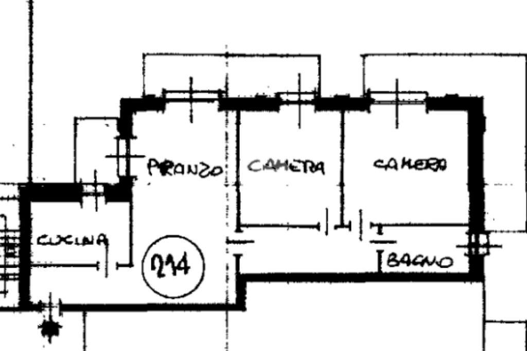Four-room apartment Via Del Porto, San Mauro Torinese - floor plans 1