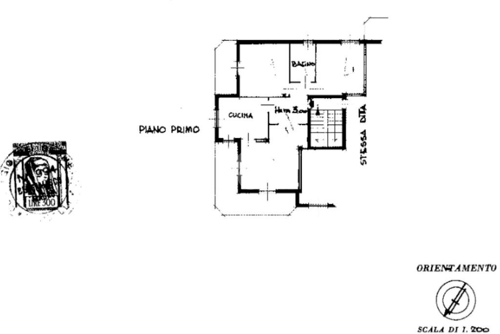 Three-room apartment Via Thaon de Revel, Vercelli - floor plans 1