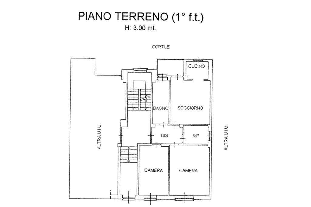 Three-room apartment Int. Strada Genova, Moncalieri - floor plans 1