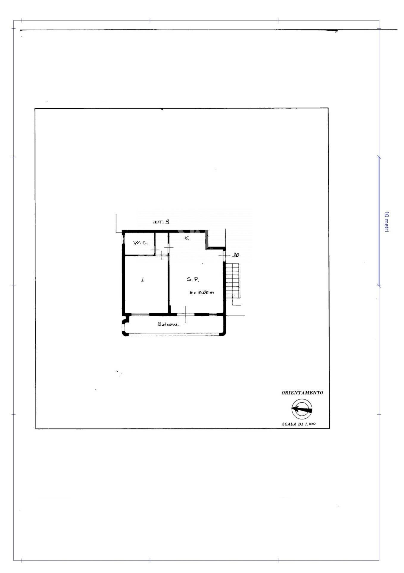Foto 29 - Bilocale Via Aurelia
 
155, Santa Marinella - planimetria 1