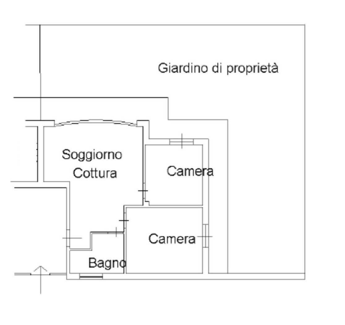 Three-room apartment strada Traversetolo, SN, Parma - floor plans 1