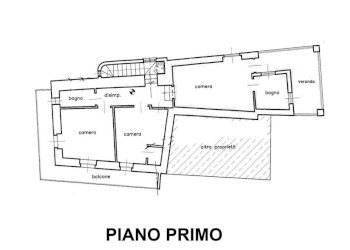 Planimetria - Casa indipendente via della Chiesa, 5, Val di Chy - foto 45