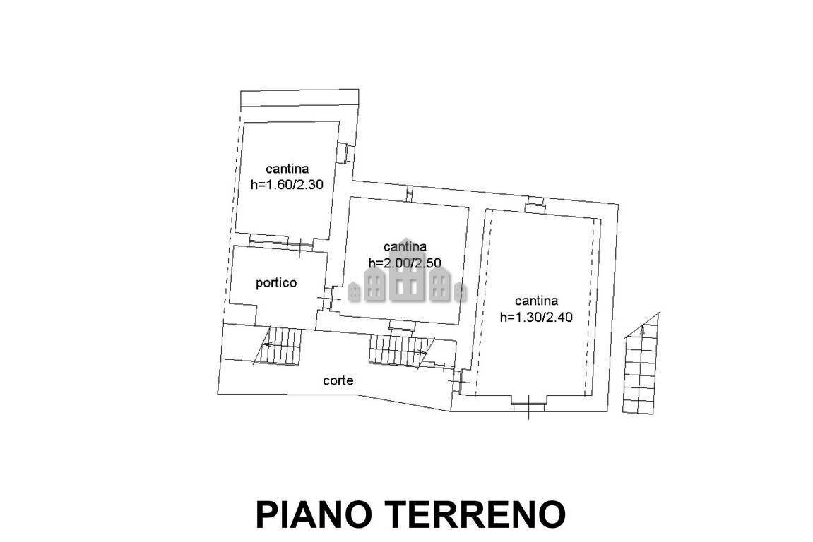 Casa indipendente via della chiesa, 17, Valchiusa - planimetria 1