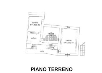 Planimetria - Casa indipendente via della chiesa, 17, Valchiusa - foto 32