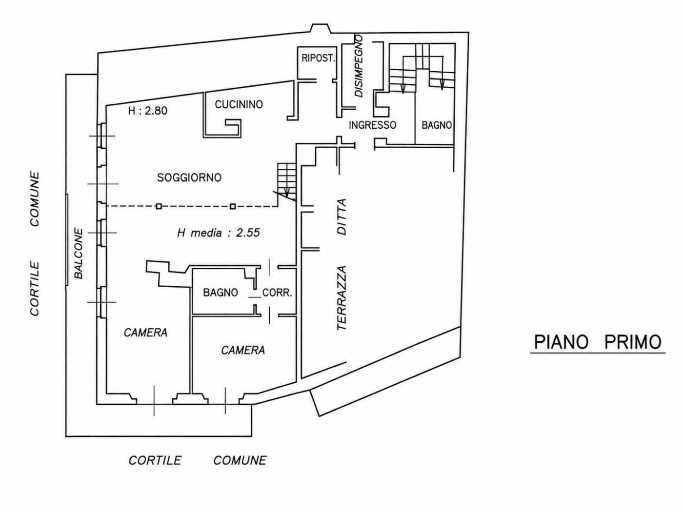 Apartment Frazione Thures, 2, Cesana Torinese - floor plans 1