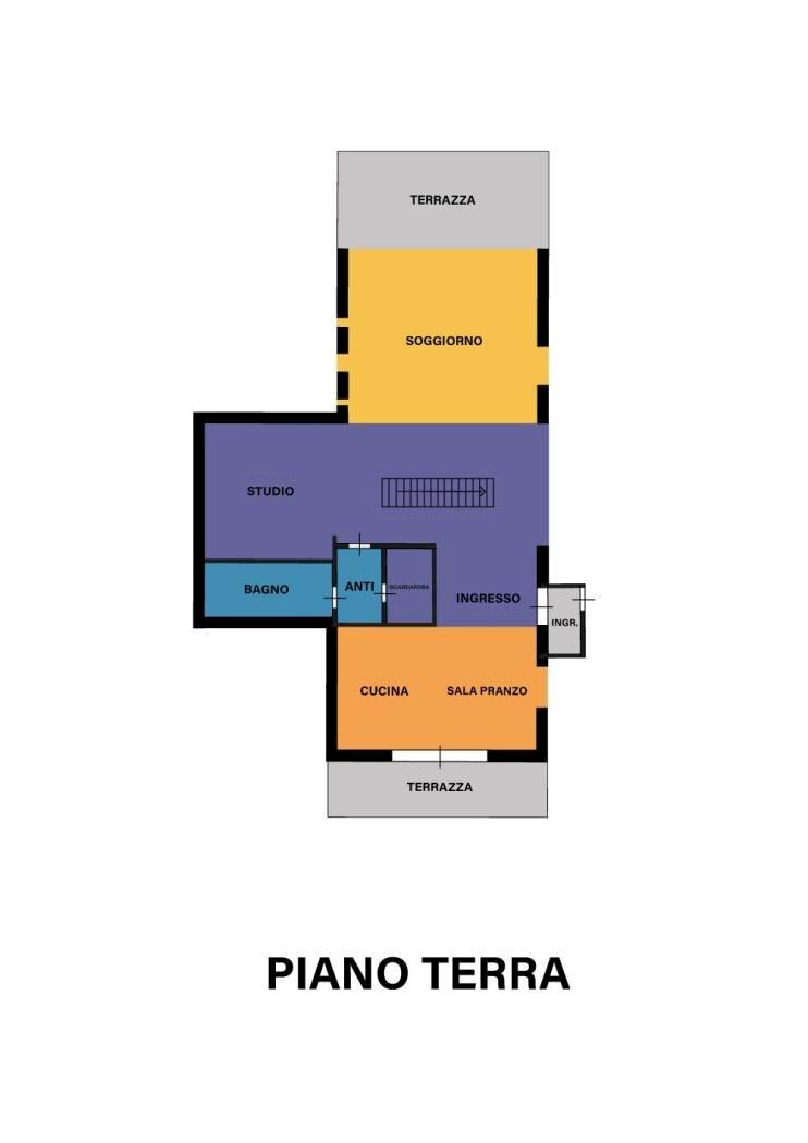 Villa via Tomba, Forlì - planimetria 1