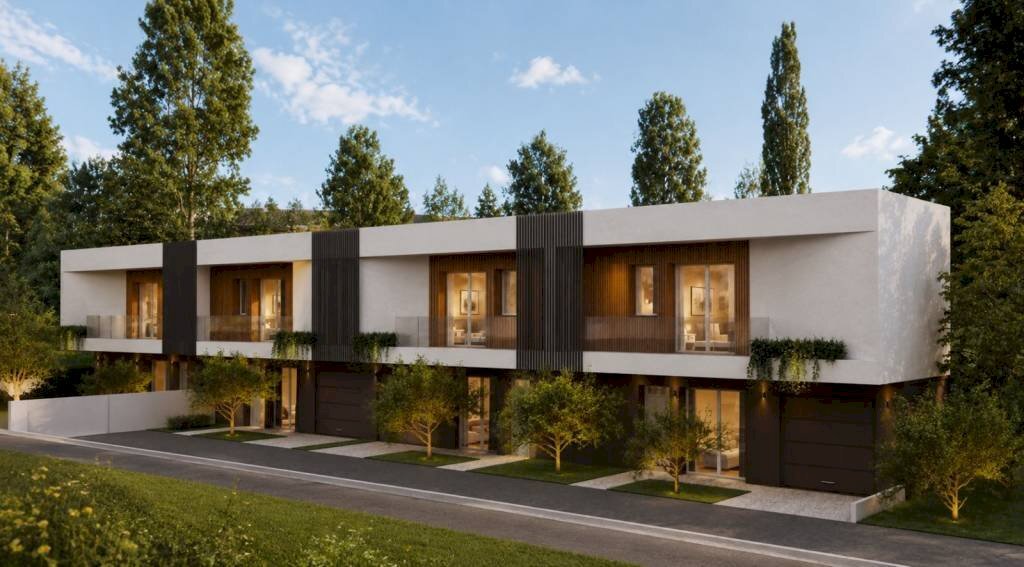 Facciata - Villa a Schiera via Cristo, Bomporto - foto 3