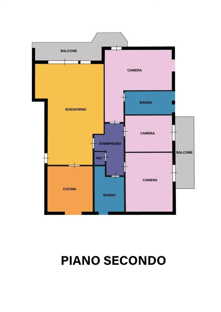 Appartamento viale Vincenzo Bellini, Sassuolo - planimetria 1
