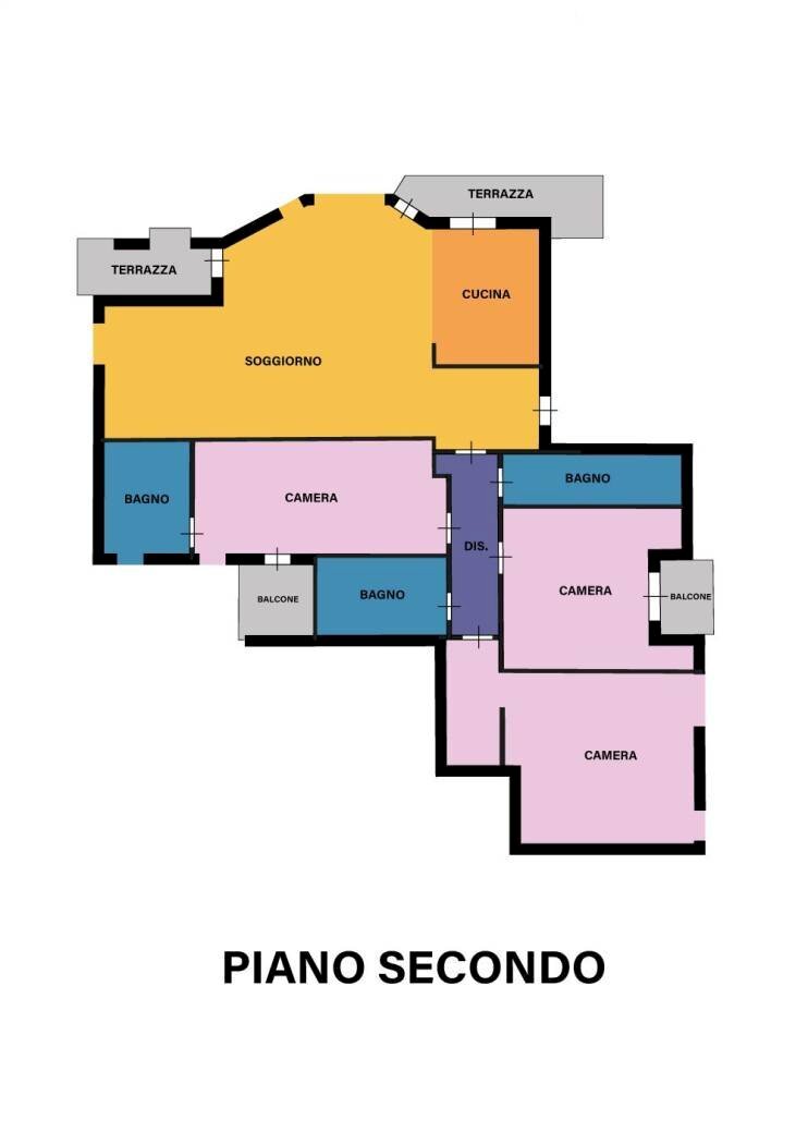 Appartamento viale Vincenzo Bellini, Sassuolo - planimetria 1
