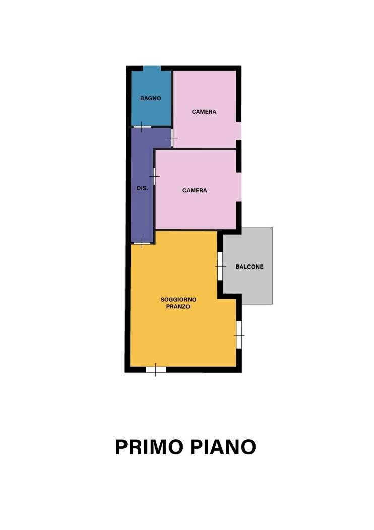 Appartamento via Umberto Pace, Soliera - planimetria 1