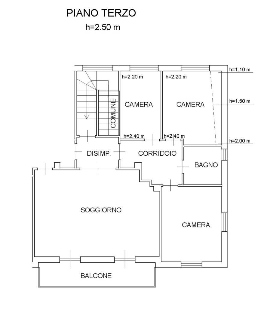 Appartamento via Monte Reit, 9, Bormio - planimetria 1