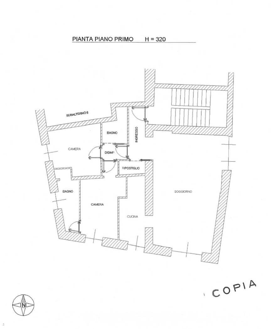Appartamento via Roma, 108, Bormio - planimetria 1