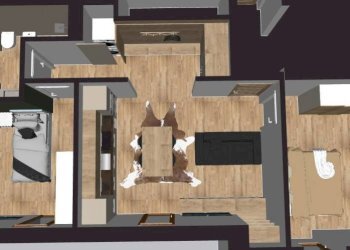 Planimetria - Three-room apartment via Don Peccedi, 22, Valdidentro - photo 10