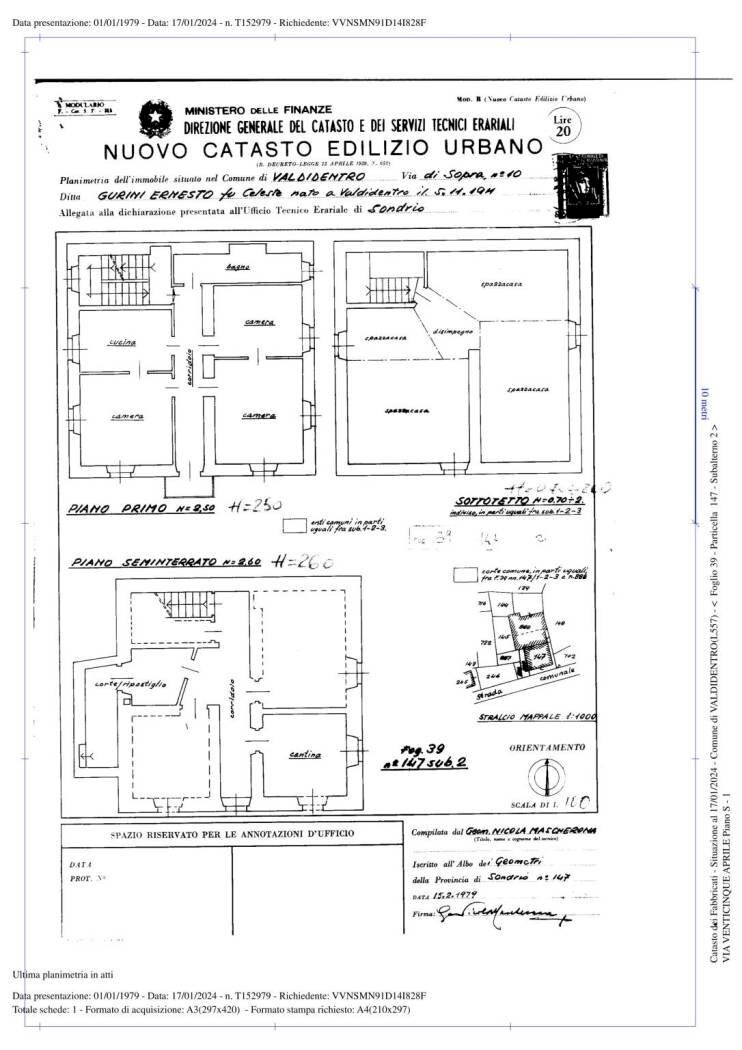 Independent house via 25 Aprile, 11, Valdidentro - floor plans 1