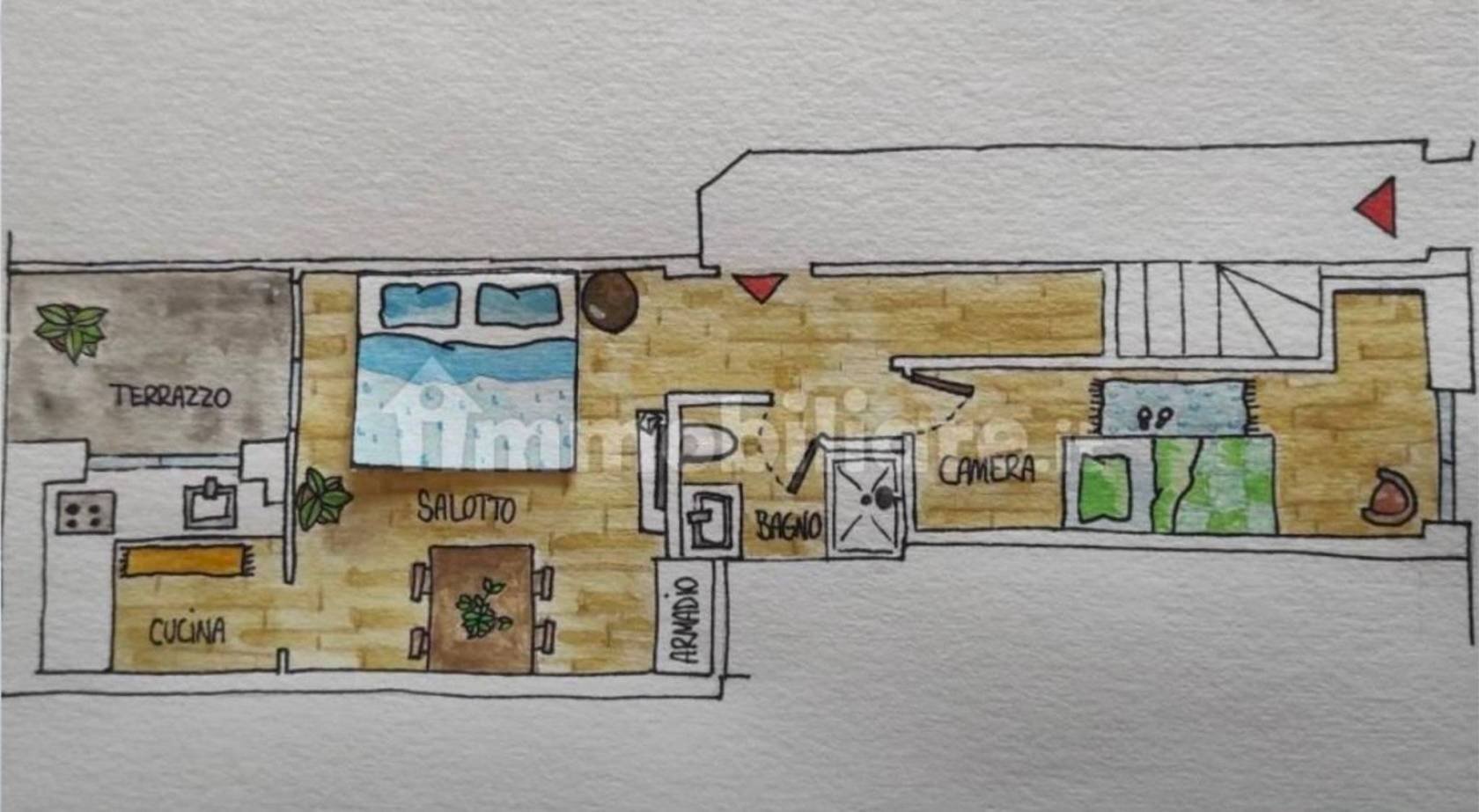 Appartamento via Montello, 5, Bormio - planimetria 1