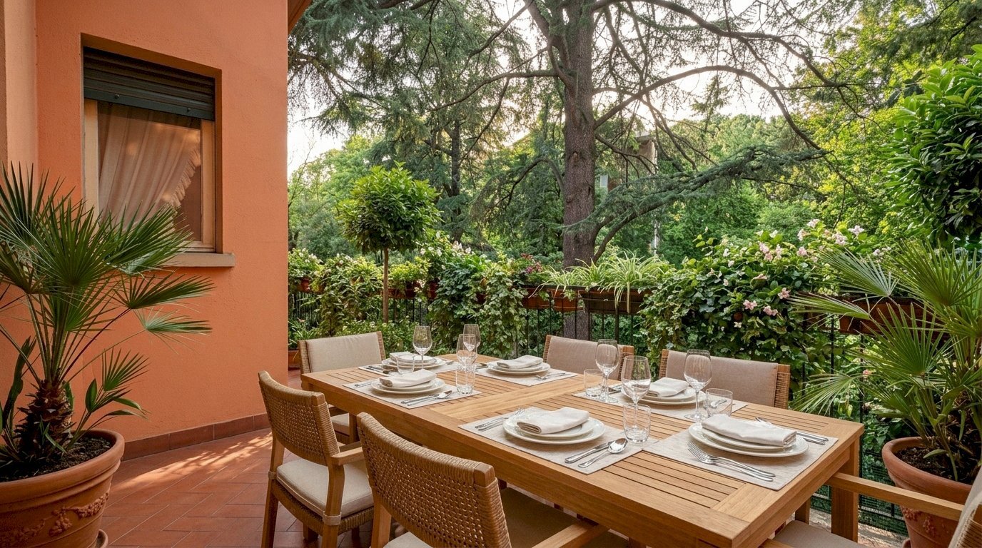 Terrazzo - Appartamento in Villa via Pier Paolo Molinelli, Bologna (zona Murri) - foto 2