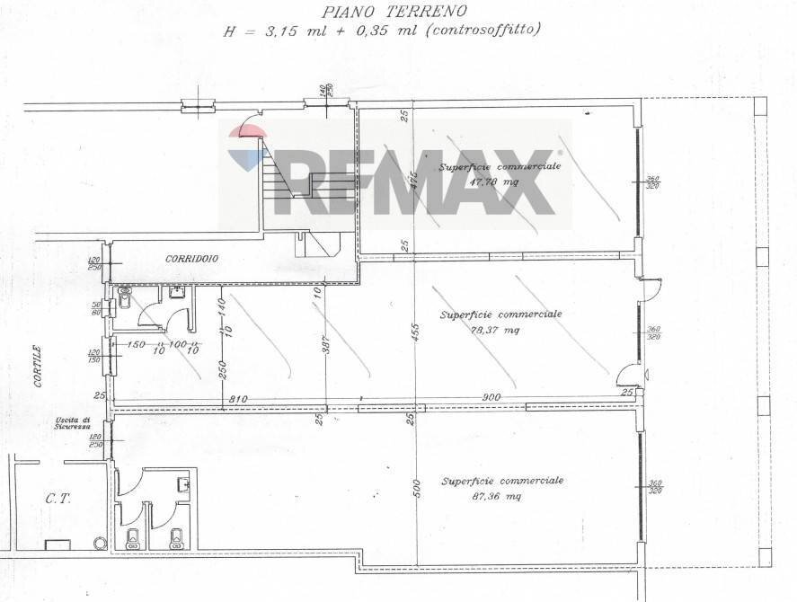 Pianta 2D - Commercial Activity Via Garibaldi
 
69, San Secondo Parmense - floor plans 1