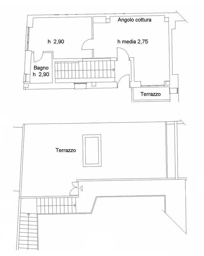 Foto 37 - Two-room apartment Via Conte Di Carmagnola
 
49, Roma - floor plans 1