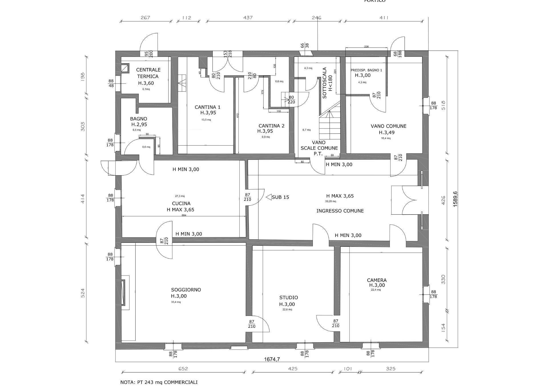 Foto 12 - Villa Via Ramello
 
9, Budrio - floor plans 1