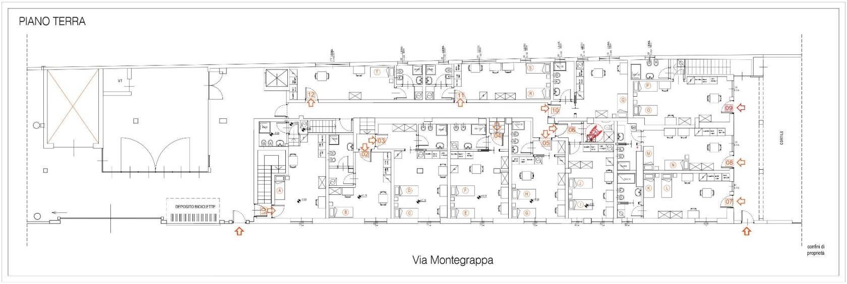 One-room apartment strada Rigolfo, 30, Moncalieri - floor plans 1