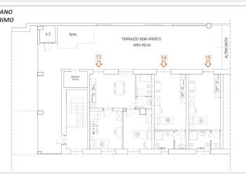 Planimetria - One-room apartment strada Rigolfo, 30, Moncalieri - photo 13