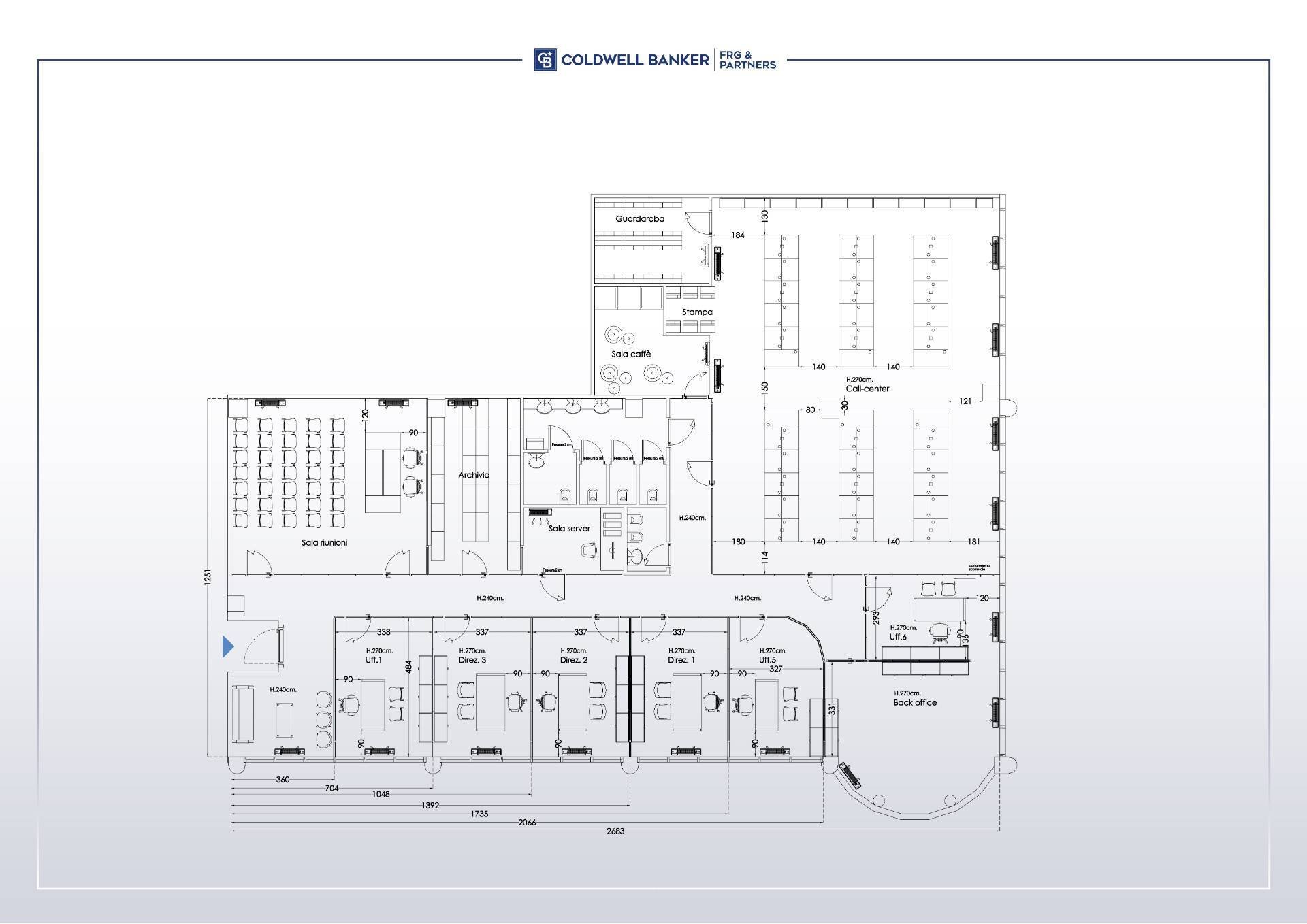 Foto 9 - Office Via della Chimica
 
18, Viterbo - floor plans 1