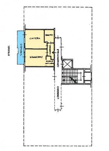 Foto 21 - Appartamento Piazza Aurora, San Bartolomeo al Mare - planimetria 1