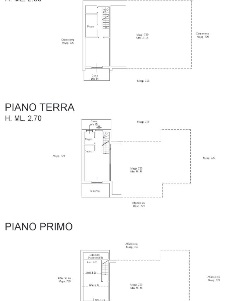 Villa a Schiera Via nuova s.antonio, Costarainera - planimetria 1