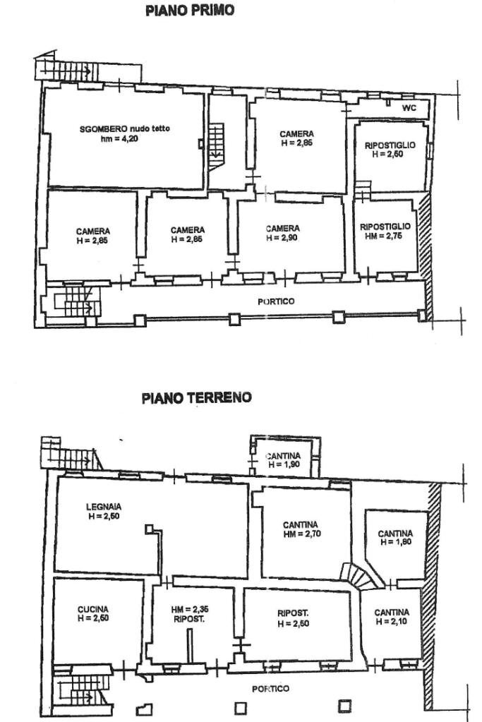 Rustico Str. Filia, Castellamonte - planimetria 1