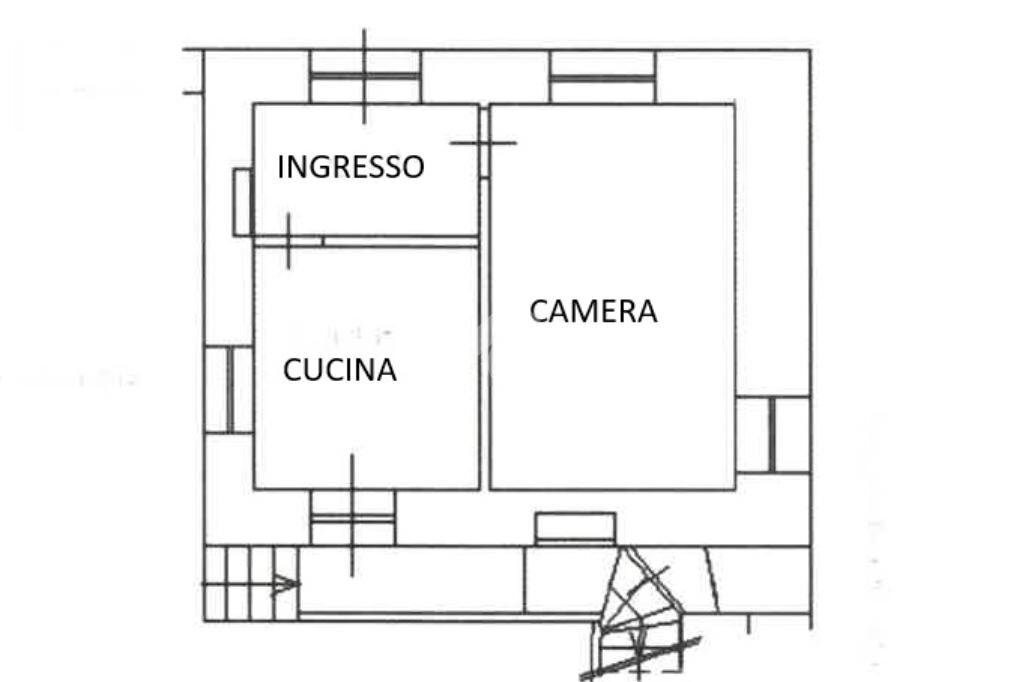 Rustico Via Carle Costanzo, Barge - planimetria 1