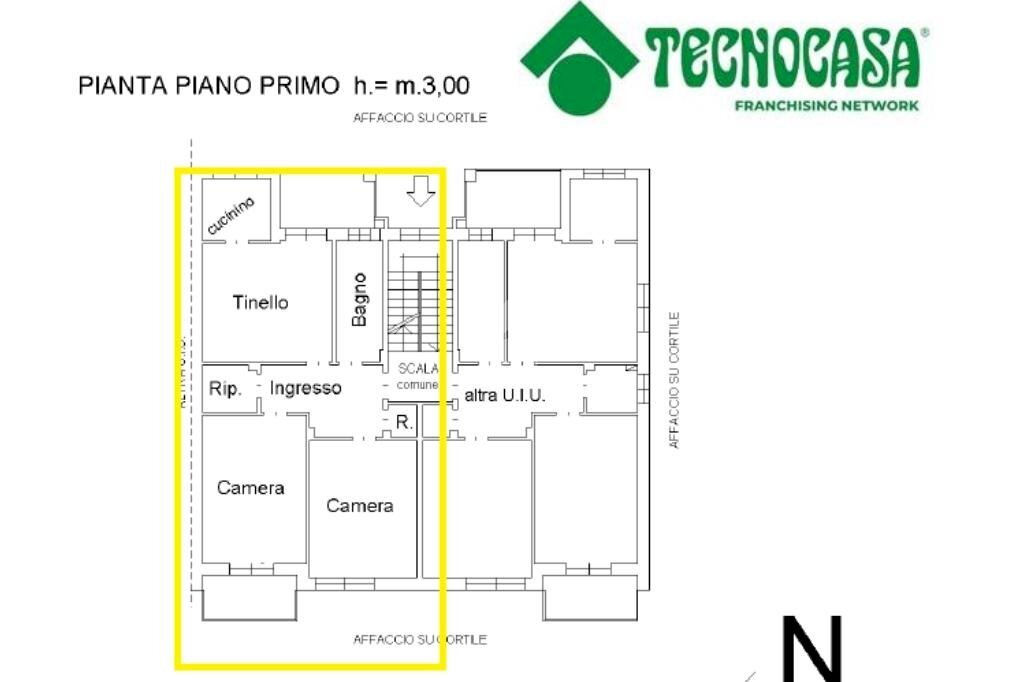 Trilocale Via pasubio, Gassino Torinese - planimetria 1